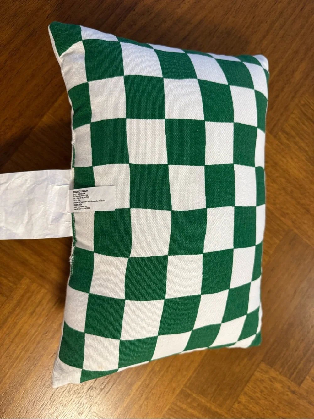 Home Holiday 'Tis the Season Tomato Accent Pillow - White & Red